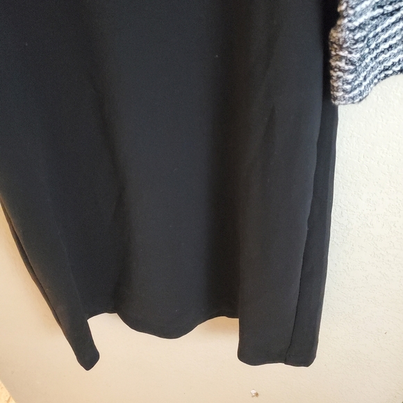 Ann Taylor LOFT Black Textured Tweed Shift Professional Career Dress - Picture 4 of 6